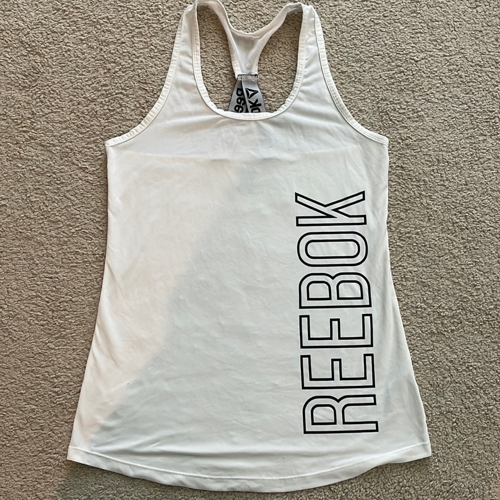 White Reebok Tank